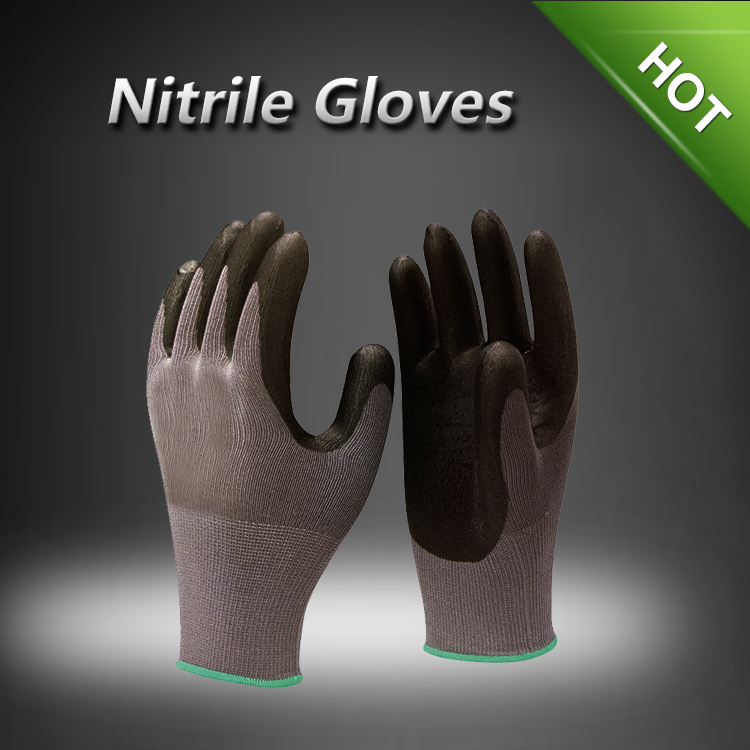 N-G1505A nitrile coated gloves