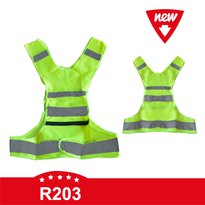 R203 Running Reflective Safety Hivi Vest