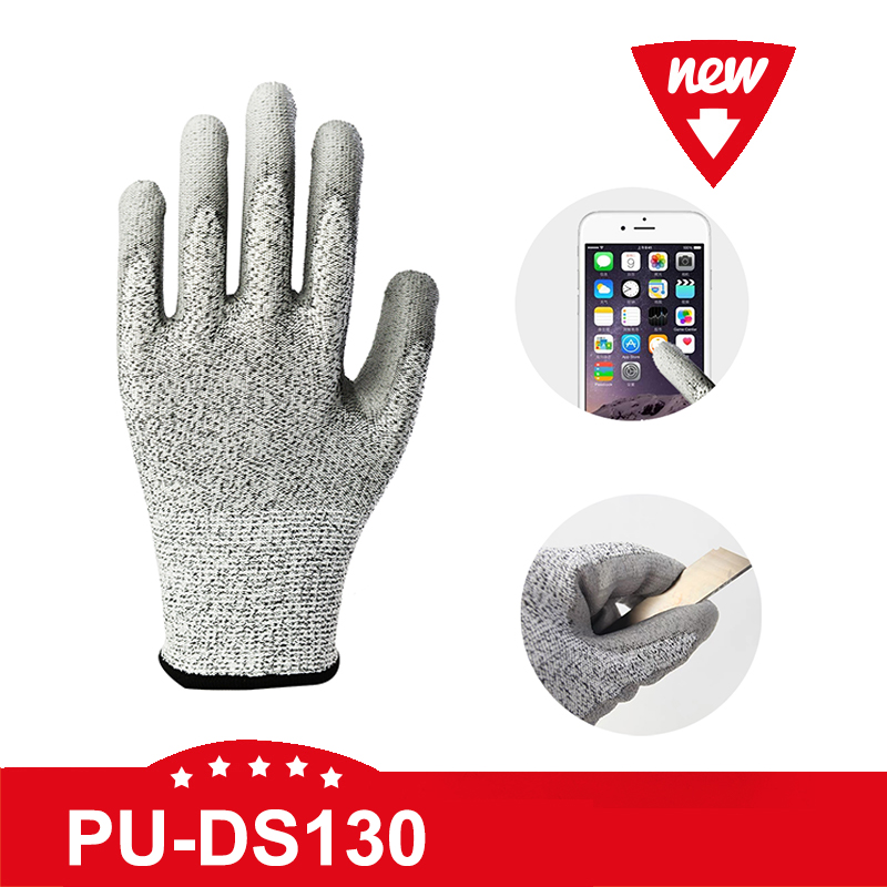PU-DS130 Cut Resistant Level 5 Safety Gloves