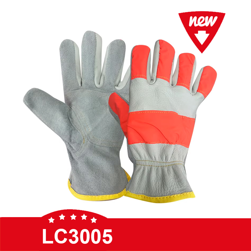 Professional Gloves with Composite Leather for  Construction