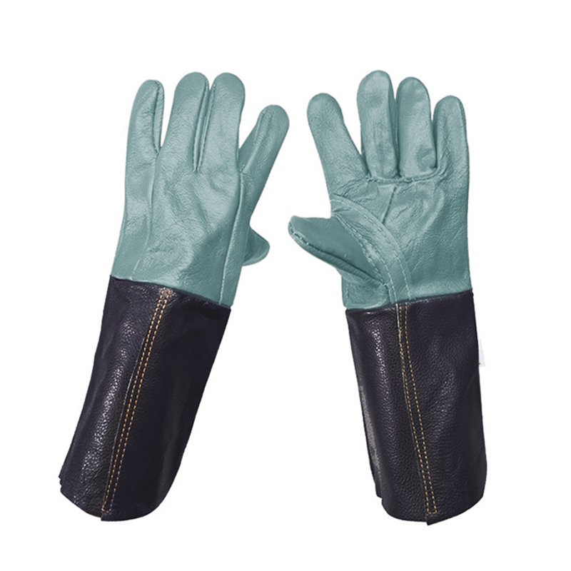 LC2046A Cow Split Leather Safety Gloves