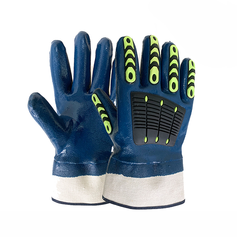 N51001-TPR Blue Nitrile Gloves