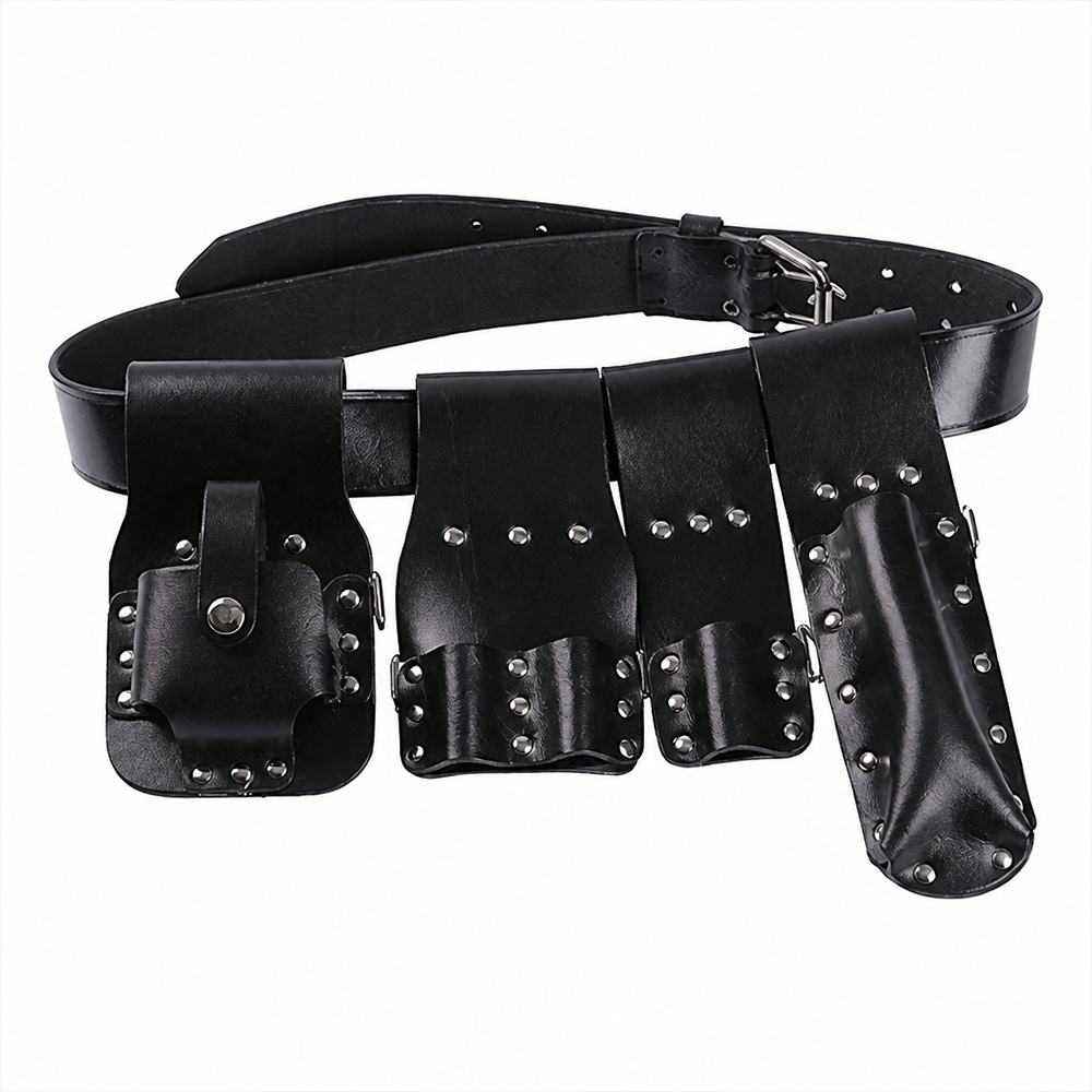 TB007 Leather Tool Belt Pouch Set