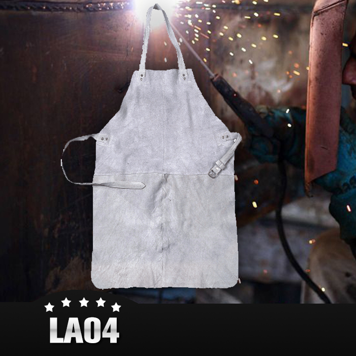 Cow split leather apron