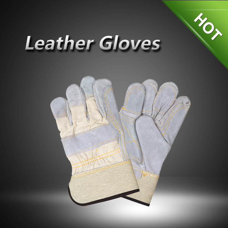 LC2335 Cow split leather gloves