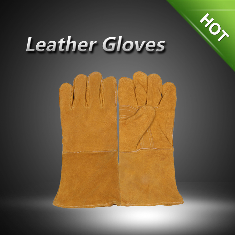 LC2019A Cow split leather gloves