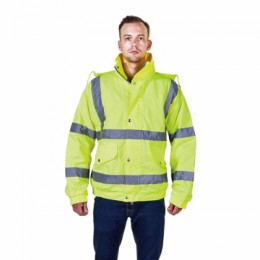 RC101 Warning Long Coat with Hood