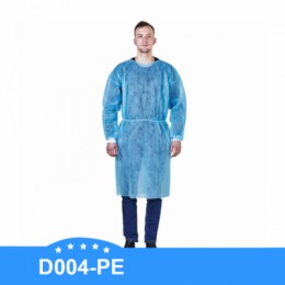 D004-PE Disposable Operating gown