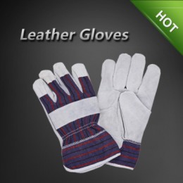 LC21134 Cow split patch palm gloves