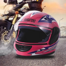 Full face motorcycle helmet