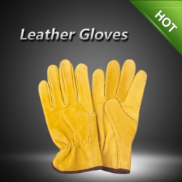 LC10990 Cow grain leather gloves