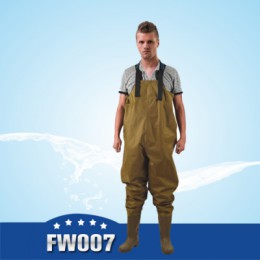 High chest fishing wader