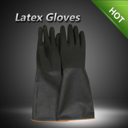 LX03360 Latex shoulder rough palm gloves