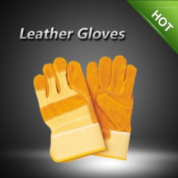 LC23202 Cow split leather gloves